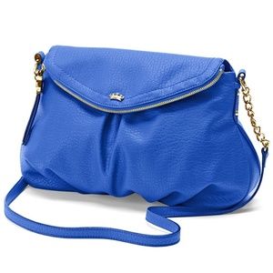 NWT Juicy Couture Greta Flap Crossbody Bag (BLUE)